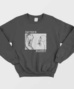 Eat Your Protein Attack On Titan Anime Gym Sweatshirt 1