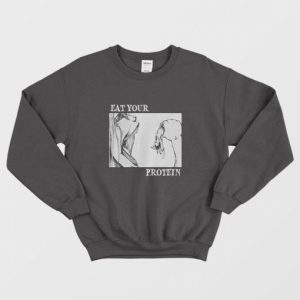 Eat Your Protein Attack On Titan Anime Gym Sweatshirt 3