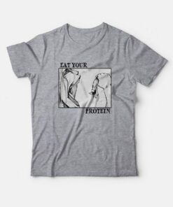 Eat Your Protein Attack On Titan Anime Gym T-Shirt 1 Eat Your Protein Attack On Titan Anime Gym T Shirt 2