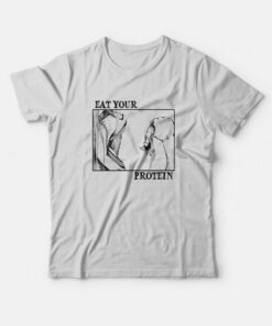 Eat Your Protein Attack On Titan Anime Gym T-Shirt 2 Eat Your Protein Attack On Titan Anime Gym T Shirt 3