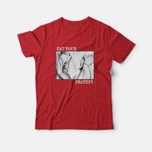 Eat Your Protein Attack On Titan Anime Gym T Shirt 4