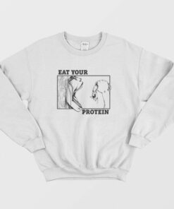 Eat Your Protein Attack On Titan Anime Sweatshirt 1 Eat Your Protein Attack On Titan Anime Sweatshirt 2