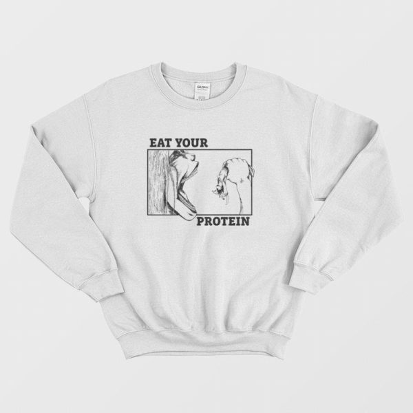 Eat Your Protein Attack On Titan Anime Sweatshirt