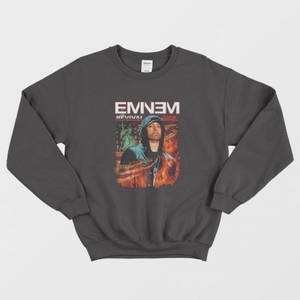 Eminem Rapper Album Cover Band Tour Sweatshirt