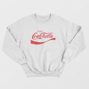 Enjoy Coachella Coca Cola Parody Sweatshirt