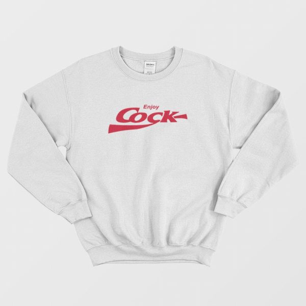 Enjoy Cock Sweatshirt Parody