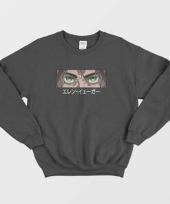 Eren Yeager Eyes Attack On Titan Sweatshirt 1 Eren Yeager Eyes Attack On Titan Sweatshirt 2