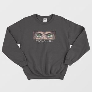 Eren Yeager Eyes Attack On Titan Sweatshirt