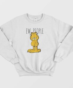 Ew People Garfield Annoyed Sweatshirt 1