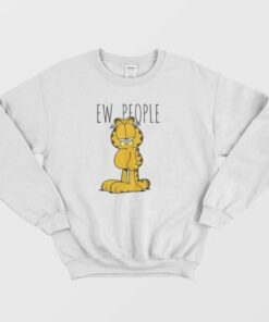 Ew People Garfield Annoyed Sweatshirt 2