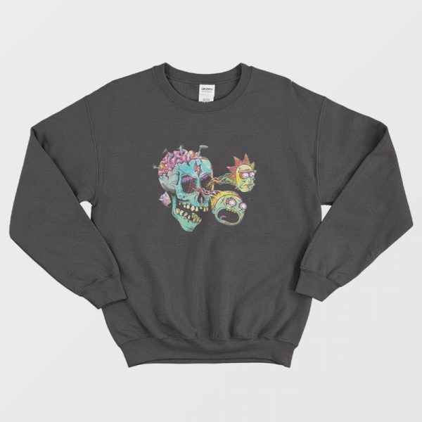 Eyeball Skull Rick and Morty Sweatshirt