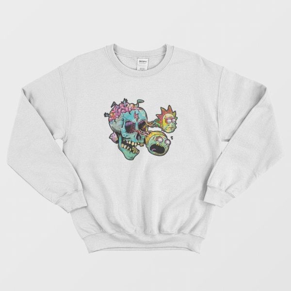 Eyeball Skull Rick and Morty Sweatshirt