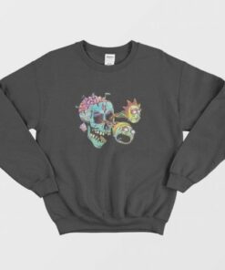 Eyeball Skull Rick and Morty Sweatshirt 3