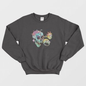 Eyeball Skull Rick and Morty Sweatshirt 3