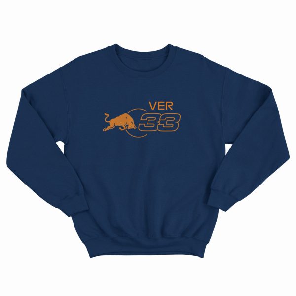 F1 2021 Max Verstappen VER #33 Motorsport Red Bull Racing Crewneck Sweatshirt