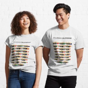 F1 2022 Calendar All Tracks Classic T Shirt 1 1