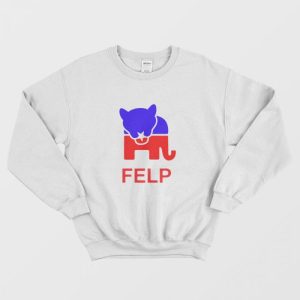 Face Eating Leopard Party Logo Sweatshirt