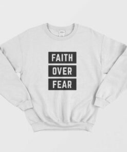 Faith Over Fear Box Logo Sweatshirt 2