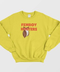 Femboy Hooters Logo Design Sweatshirt 1 Femboy Hooters Logo Design Sweatshirt 2