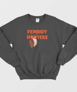Femboy Hooters Logo Design Sweatshirt 3 Femboy Hooters Logo Design Sweatshirt 4