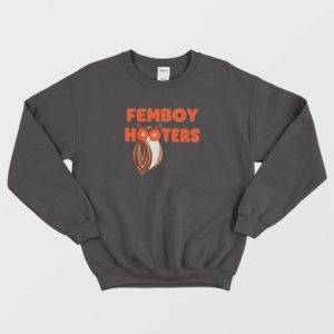 Femboy Hooters Logo Design Sweatshirt 4