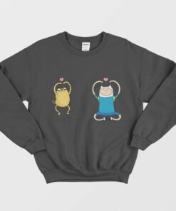 Finn and Jake Sweatshirt Adventure Time 1