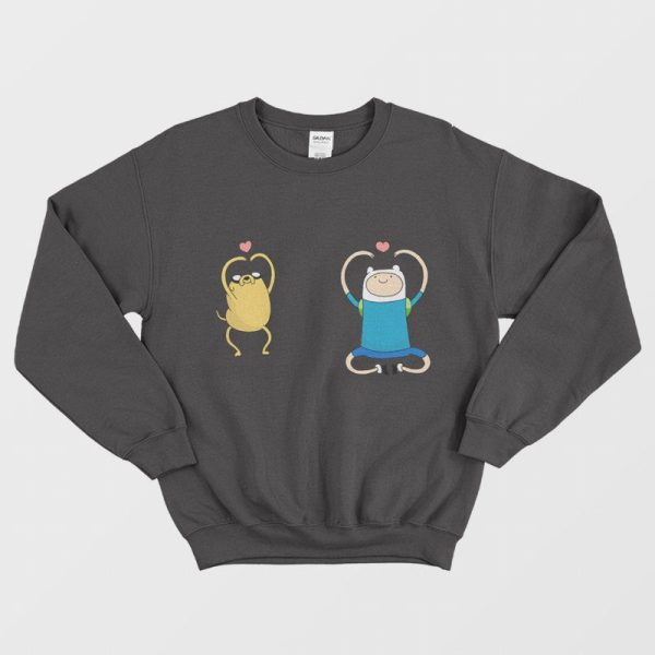 Finn and Jake Sweatshirt Adventure Time