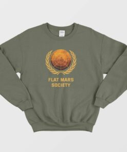 Flat Mars Society Logo Sweatshirt 1