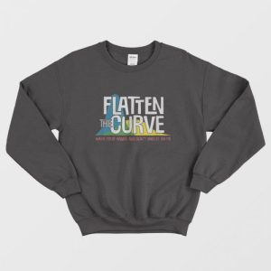 Flatten The Curve Public Health Virus Wash Your Hands Sweatshirt