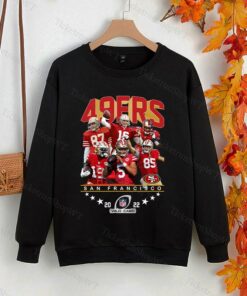 Francisco 49ers 2022 Champions Unisex T-Shirt 1 Francisco 49ers 2022 Champions Unisex T Shirt 2