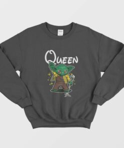 Freddie Mercury Baby Yoda Queen Sweatshirt 1
