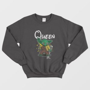 Freddie Mercury Baby Yoda Queen Sweatshirt