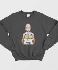 Free Punch Saitama One Punch Man Sweatshirt 1