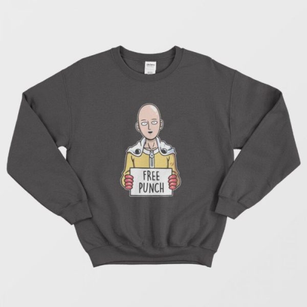 Free Punch Saitama One Punch Man Sweatshirt