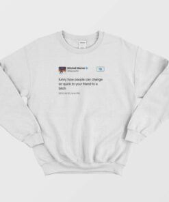 Friend To A Bitch Mitchell Marner Meme Sweatshirt 1