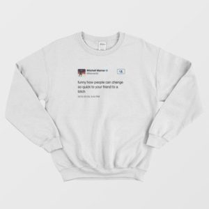 Friend To A Bitch Mitchell Marner Meme Sweatshirt 4