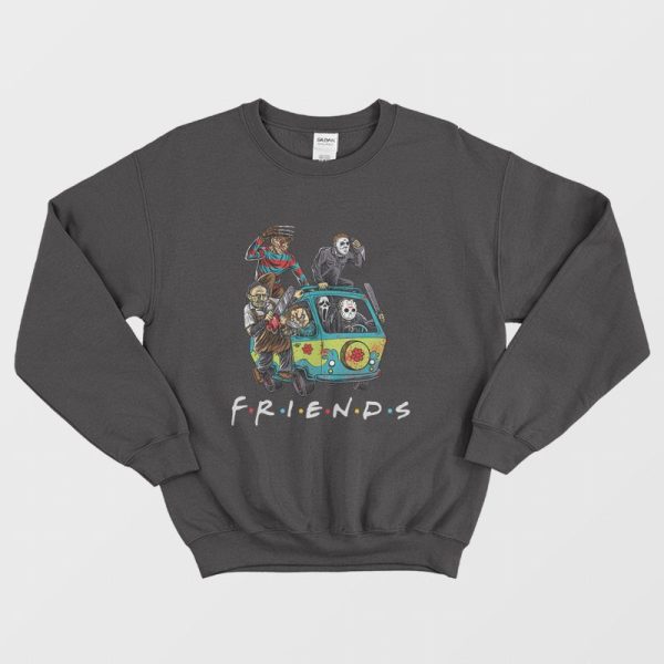 Friends The Massacre Machine Horror Sweatshirt Halloween