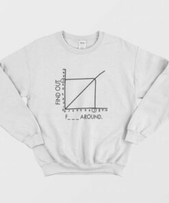 Fuck Around and Find Out Math Graph Graphic Sweatshirt 3