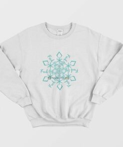 Fuck Off Snowflake Ornament Sweatshirt 1