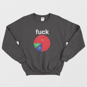 Fuck Pie Chart Sweatshirt 3