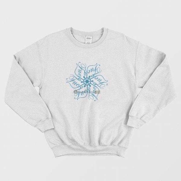 Fuck Snowflake Ornament Sweatshirt