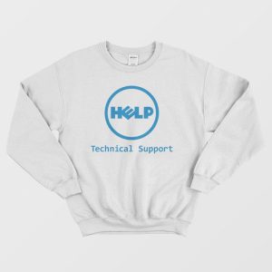 Funny Dell Parody Logo Computer Tech Support Sweatshirt