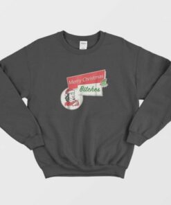 Funny Merry Christmas Bitches Inappropriate Sweatshirt 2