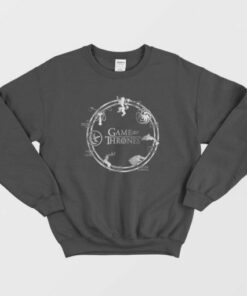 Game Of Thrones Houses Silver Logos Sigils Sweatshirt 2