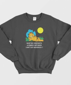 Garfield Cowboy Funny Sweatshirt 1