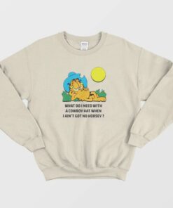 Garfield Cowboy Funny Sweatshirt 2