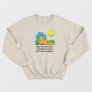 Garfield Cowboy Funny Sweatshirt