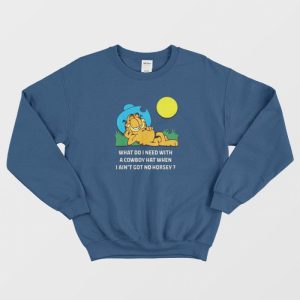 Garfield Cowboy Funny Sweatshirt 3