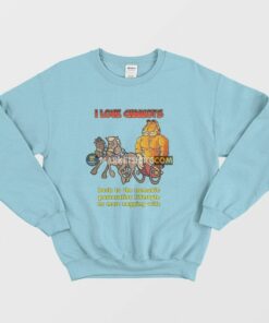 Garfield I Love Chariots Back To The Nomadic Pastoralist Lifestyle No More Nagging Wife Sweatshirt 2