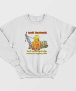 Garfield I Love Mondays Back On The Work Site No More Nagging Wife Sweatshirt 1